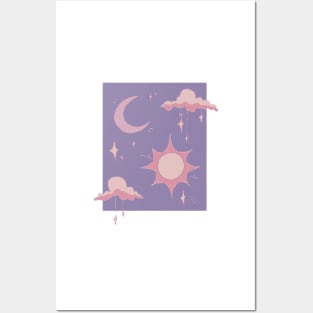 celestial graphics Posters and Art